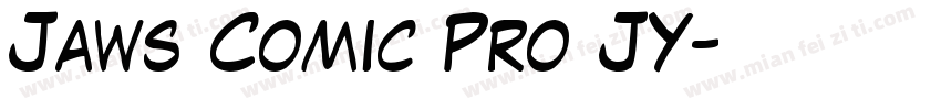 Jaws Comic Pro JY字体转换
